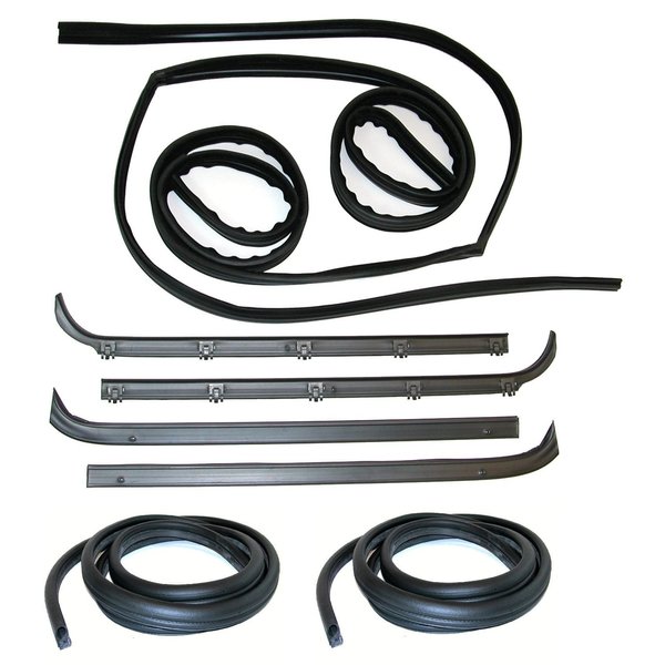 Fairchild Industries Kf1001-8 - 1980-1986 Bronco Weatherstrip Kit KF1001-8